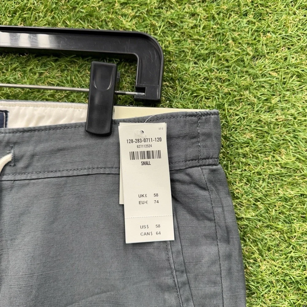 Abercrombie Shorts Mens Small Grey Pull On Drawstring Performance Tech NWT